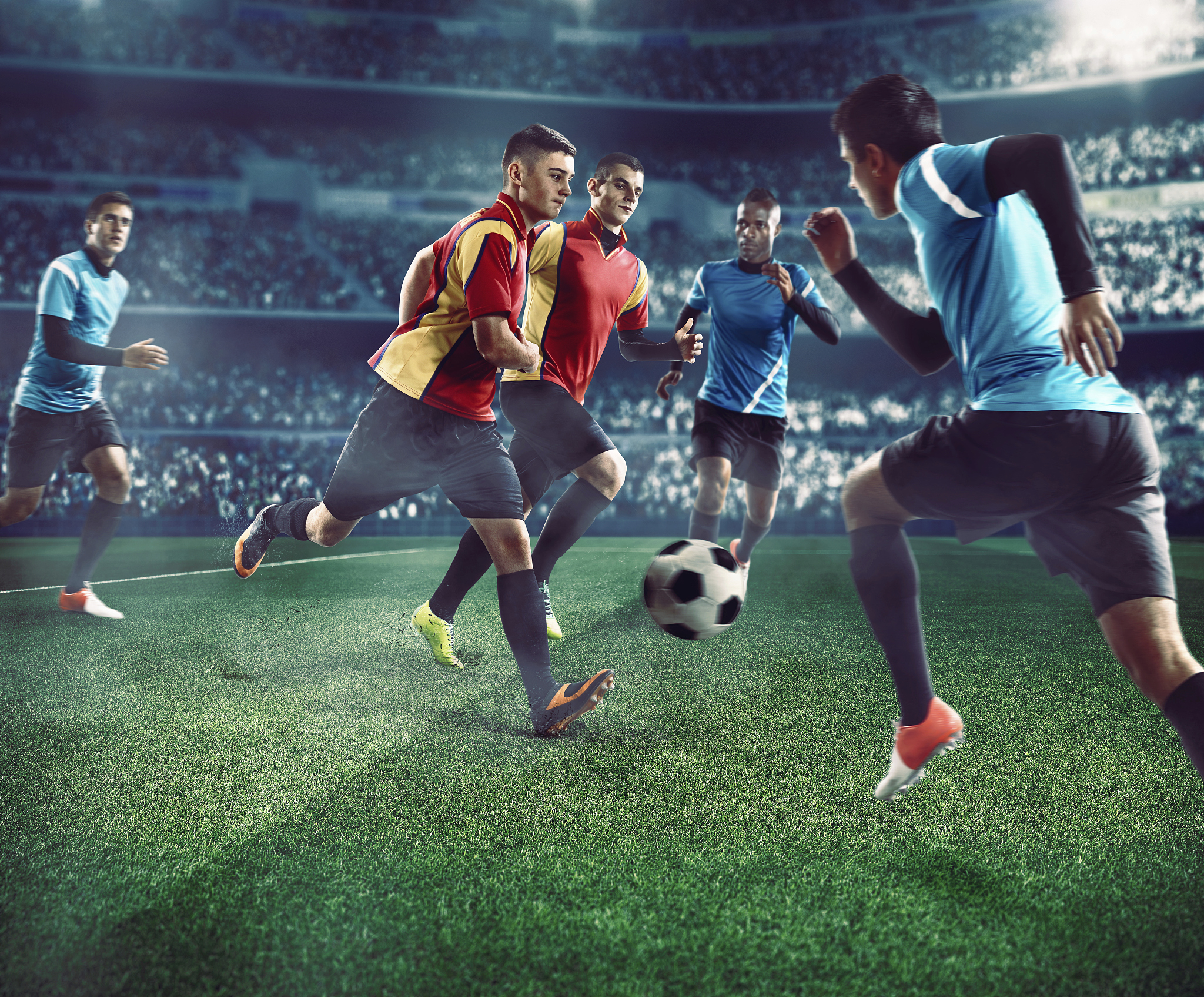 精彩绝伦的足球赛场再次上演