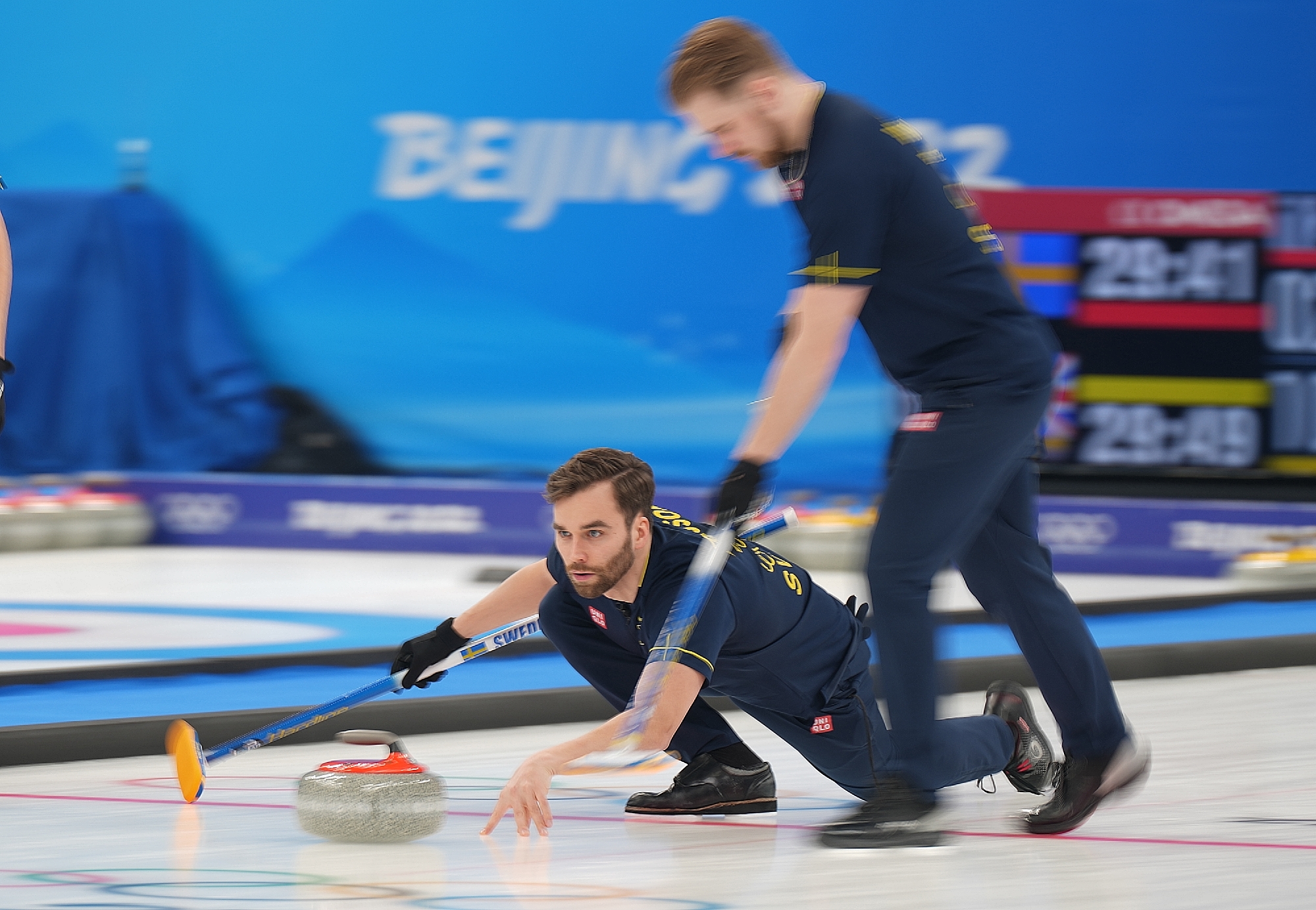 射箭选手实力爆表瑞典队获得银牌