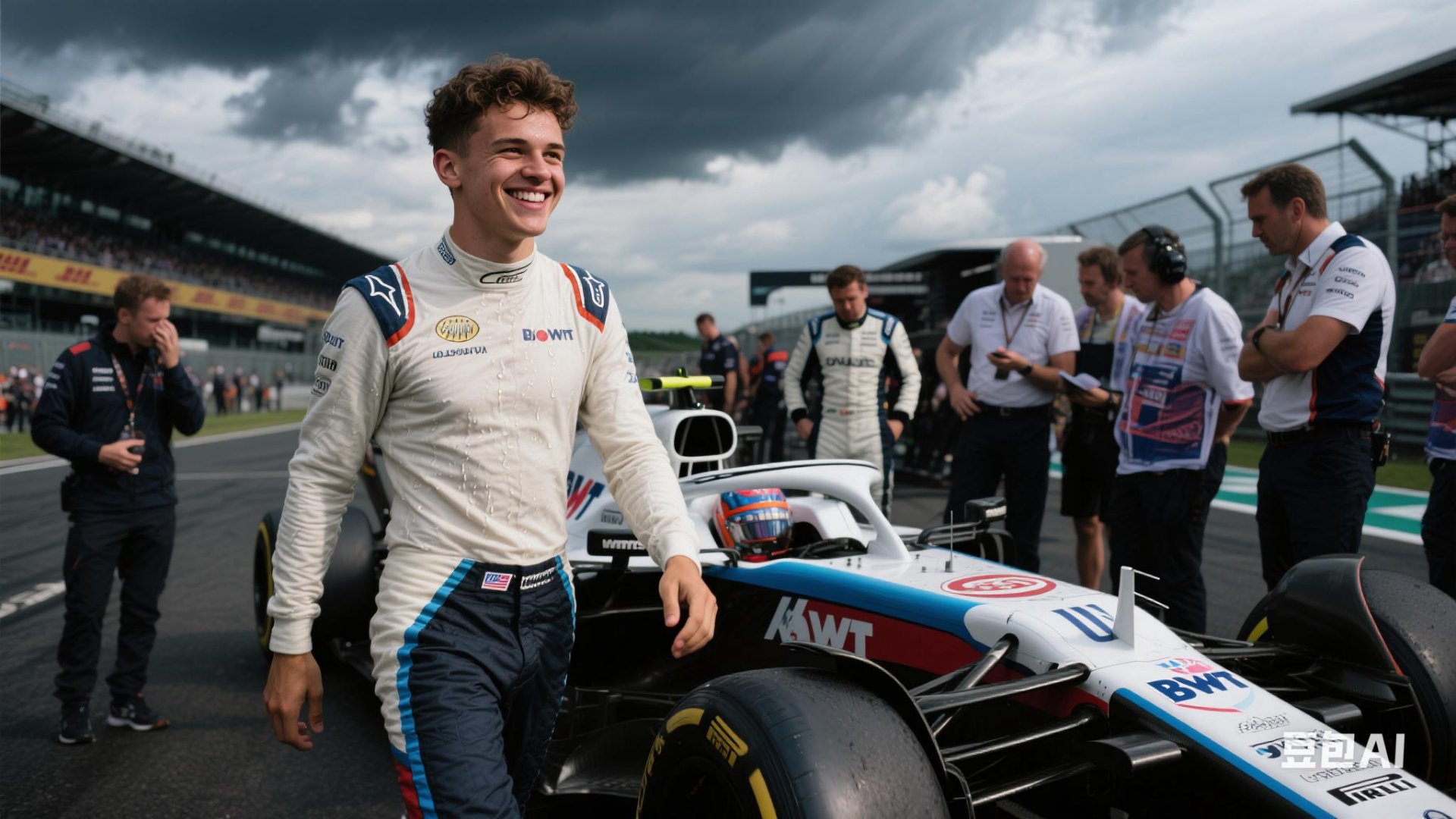 包含哈斯车队逆转阿斯顿马丁，诺里斯刷新纪录的词条